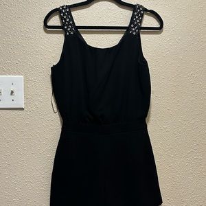 ZARA BLACK ROMPER XS